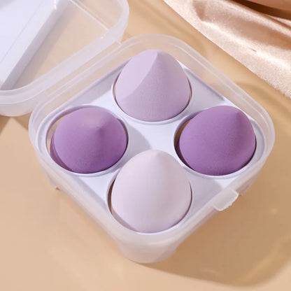 4pcs Makeup Sponge Blender Beauty Egg Cosmetic Puff Soft Foundation.