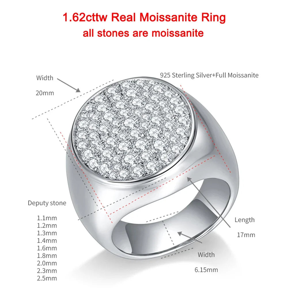 Paul Luxury Full Diamond Ring For Men