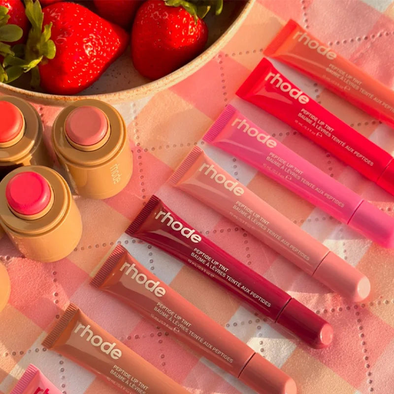 Original Lip Care Series Tinted Lip Balm Lasting Moisturizing Blushes Hydrated Lip Gel Gloss Brand Originality Blush Teddy Piggy