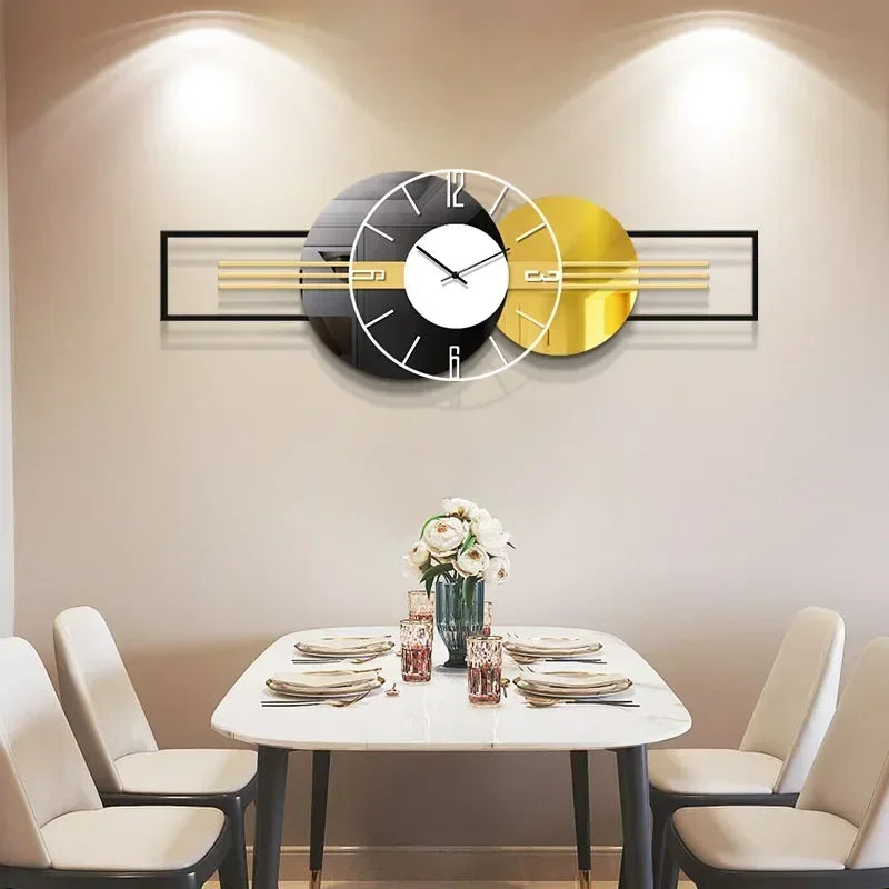 Wall Clock Modernll Watch Mirror