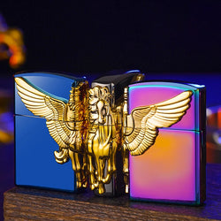 Three Sides Relief Pegasus Shape Electroplating.