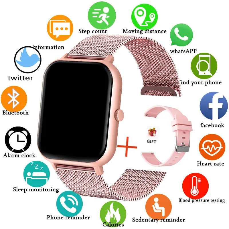 New Smart Watch Women Bluetooth Call Watch.