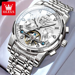 OLEVS Men's Classic Business Calendar Watch.