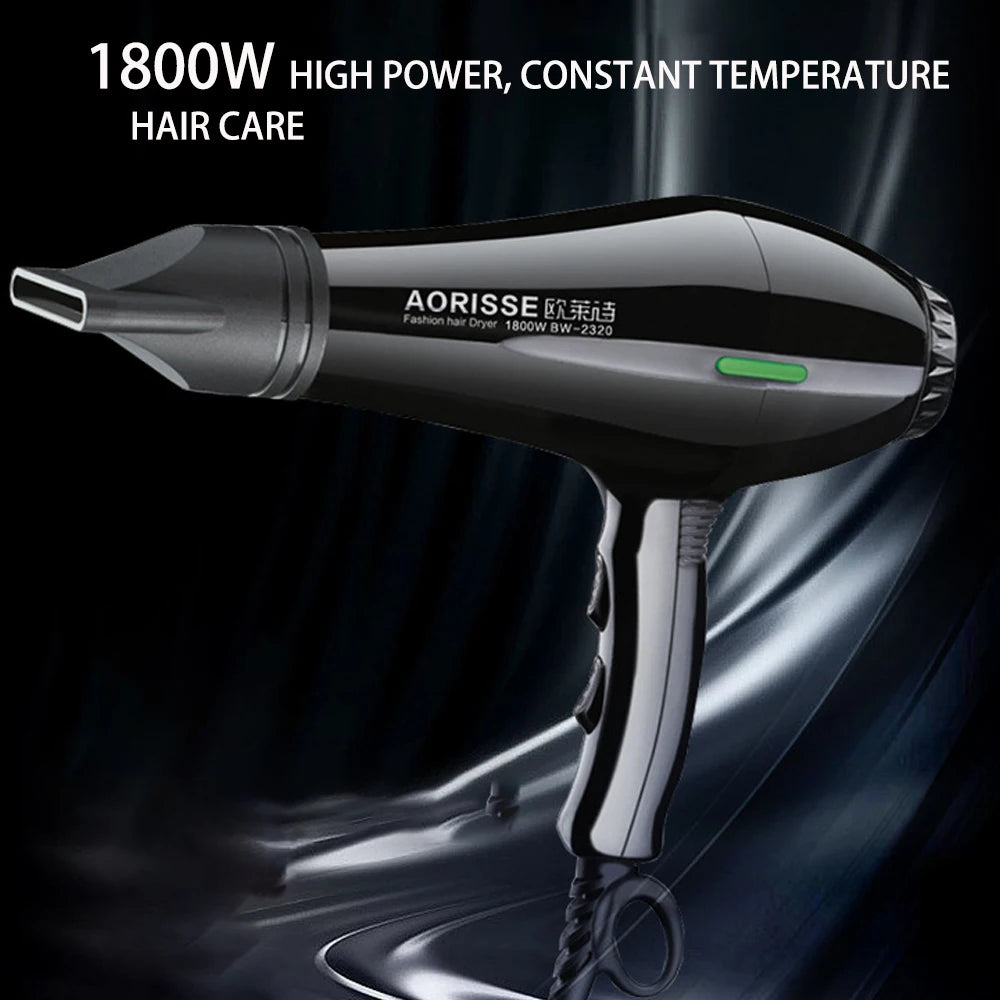 Professional Hair Dryer 1800W Blow Drier Air Blower Hair Styling Appliances Straightener and Curlers Hair Care 220V 110V