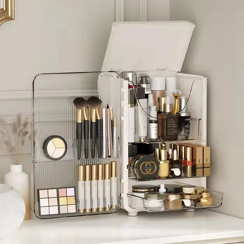 Plastic Upgrade Luxury Cabinet Desktop Makeup.