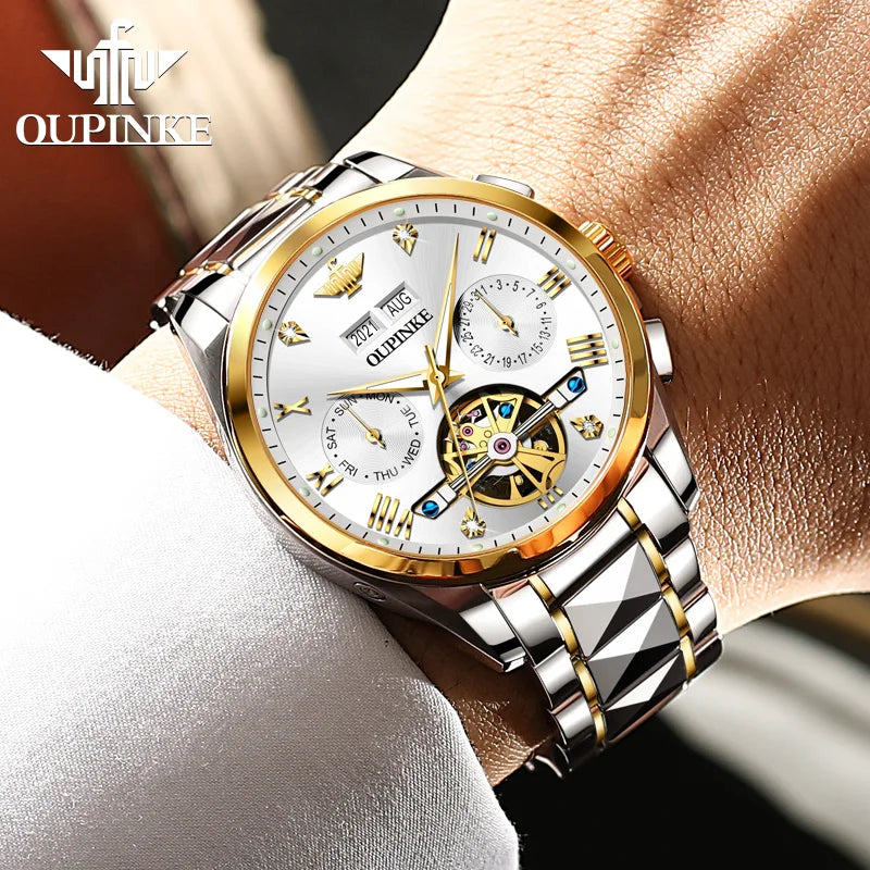 OUPINKE Original Automatic Mechanical Watch for Men