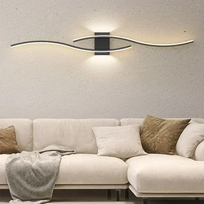 Modern, LED wall lamp, Contemporary lighting, Wall-mounted light, Minimalist design, Energy-efficient, Adjustable brightness, Interior lighting, Home decor, Ambient lighting, Sleek fixture, Accent lighting, Task lighting, Decorative sconce, LED technology,