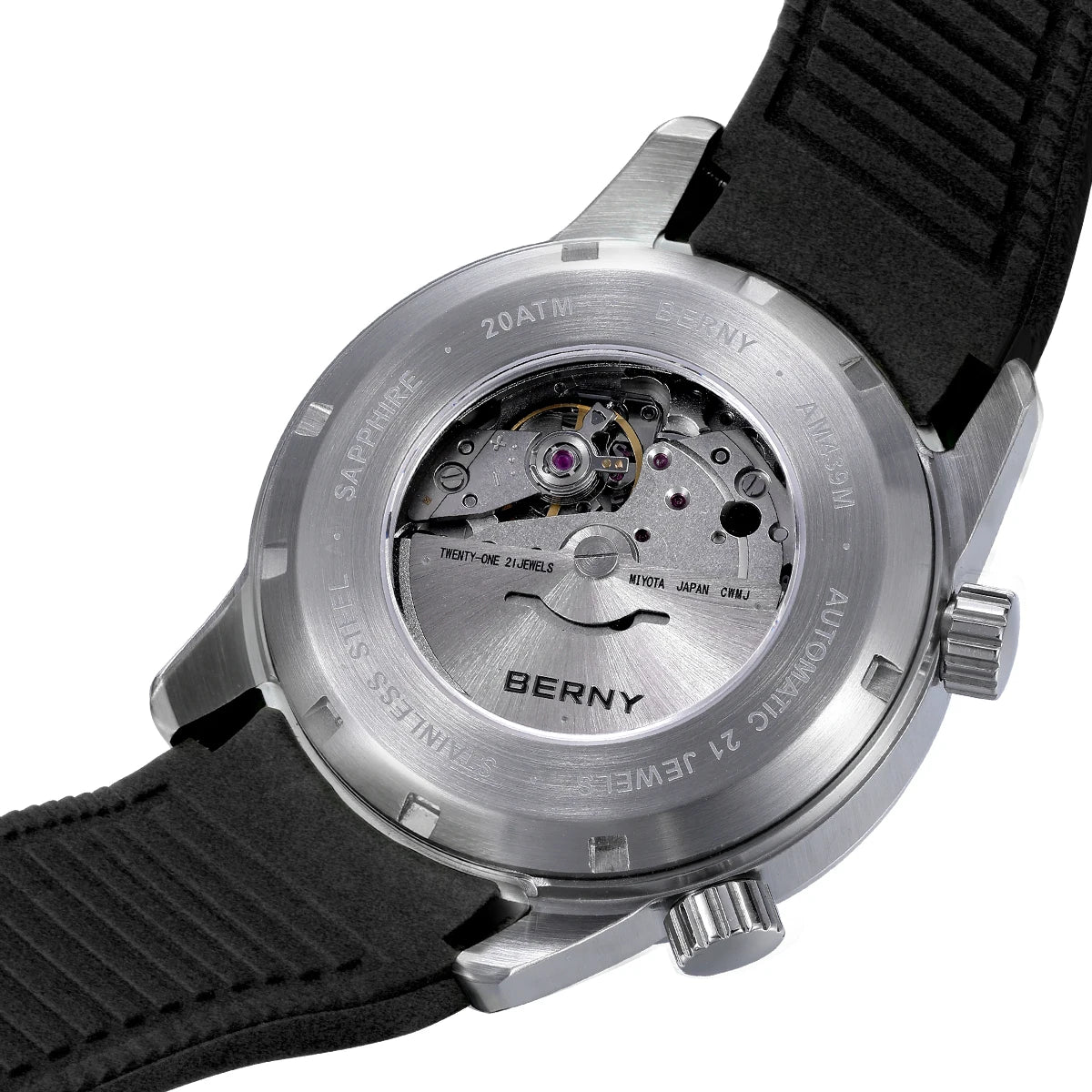 BERNY Men's Dive Watch waterproof automatic.