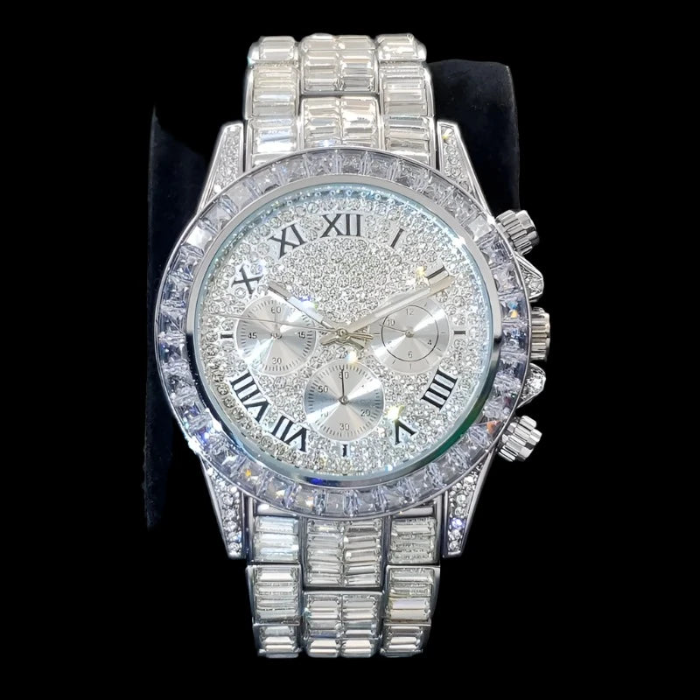 High End Luxury Men Watch Diamond.