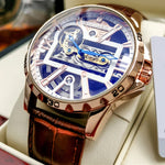 Mens Mechanical Watch Fashion Business Waterproof.