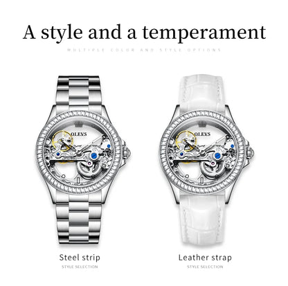 OLEVS 6699 Luxury Original Mechanical Watch For Women.