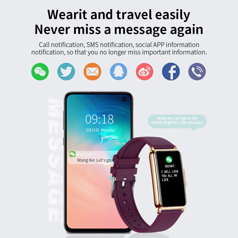 LIGE Smart Watch Women Men Bluetooth Connected Phone Music Fitness Sports Bracelet Sleep Monitor 1.47-inch Man Smartwatch Women