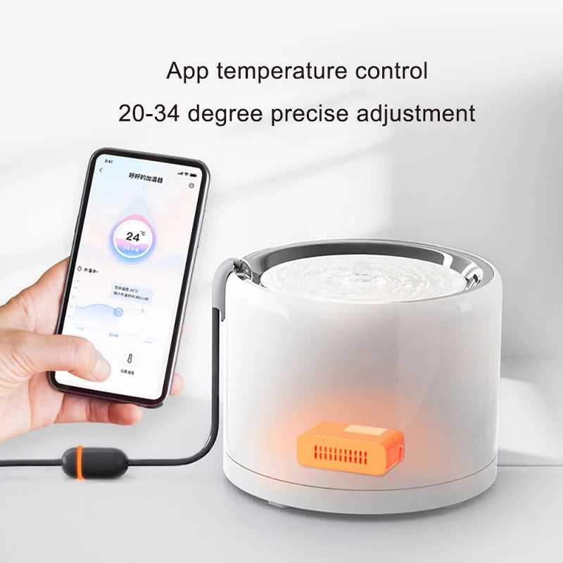 Pet Water Dispenser Fountain Heater Petkit Intelligent Fountain Heater Mobile Phone Bluetooth Link Temperature Control