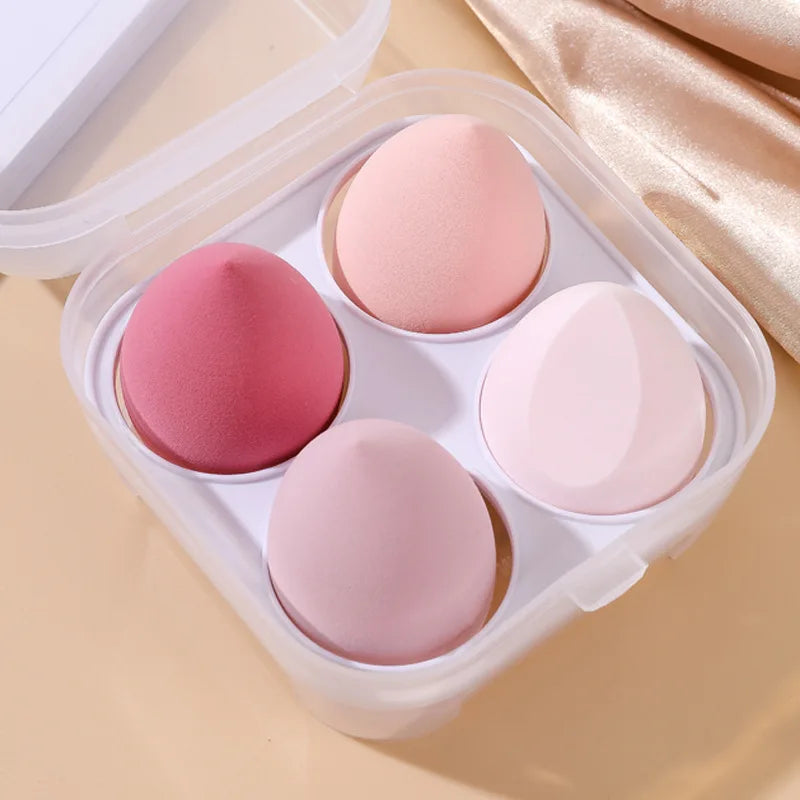 4pcs Makeup Sponge Blender Beauty Egg Cosmetic Puff Soft Foundation.