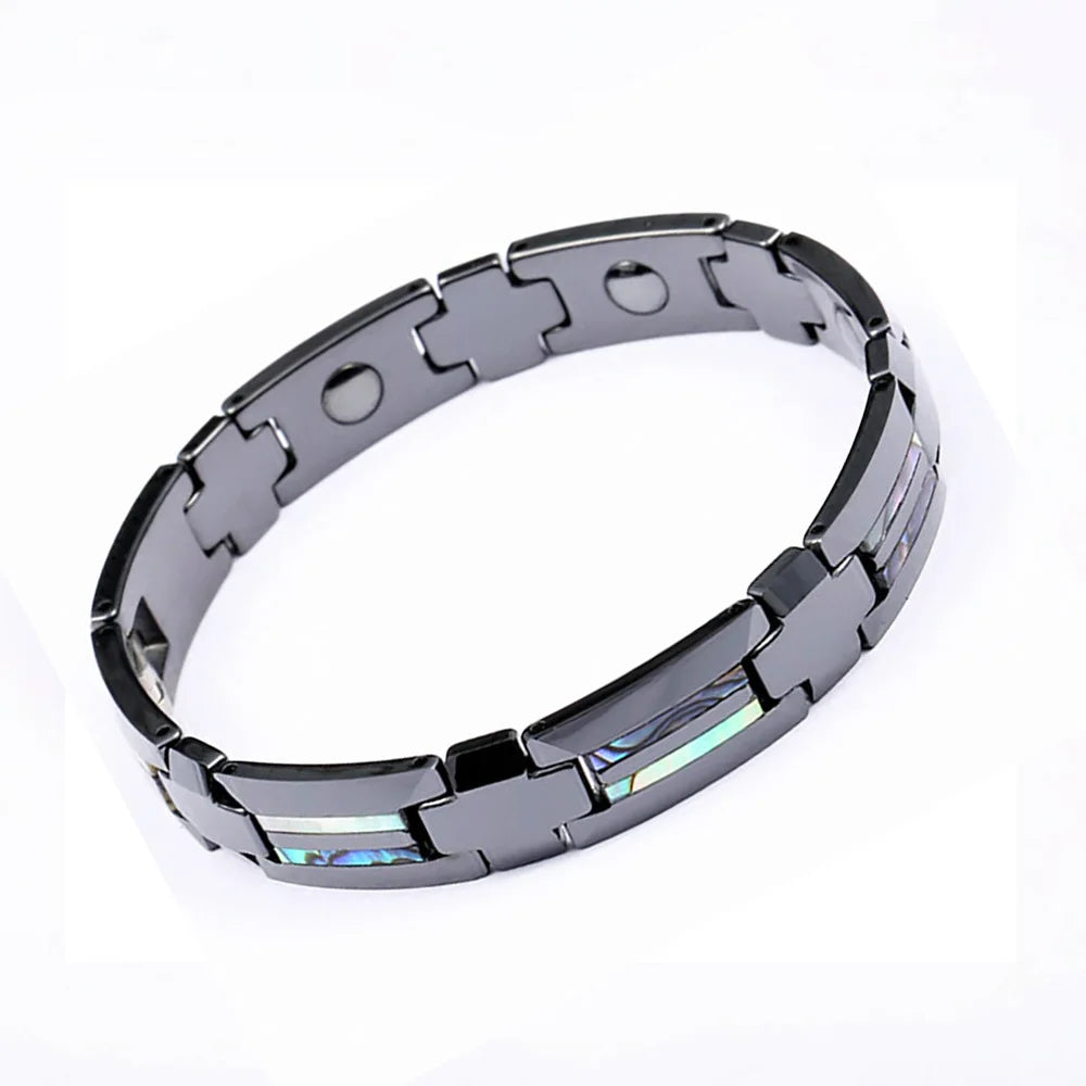 High Quality Black Ceramic Jewelry Healthy Magnetic.