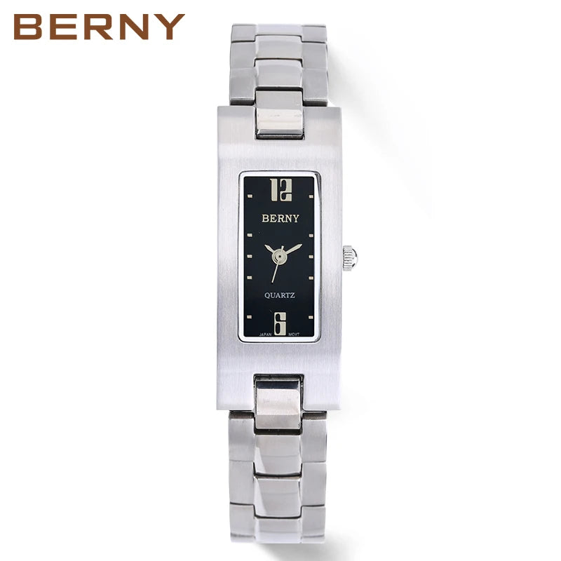 BERNY Woman Watch Quartz Square Dial.