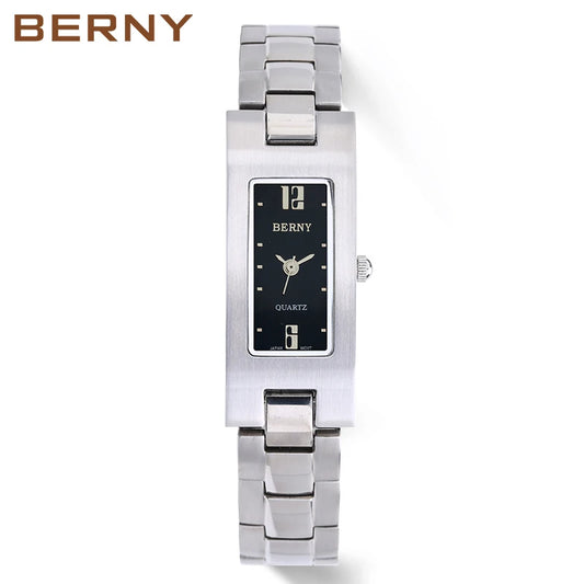 BERNY Woman Watch Quartz Square Dial.