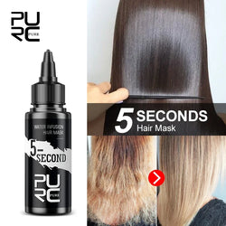 PURC 5 Seconds Keratin Hair Mask Collagen Hair Treatment Smoothing Straightening Repair Damaged Conditioner Hair Care