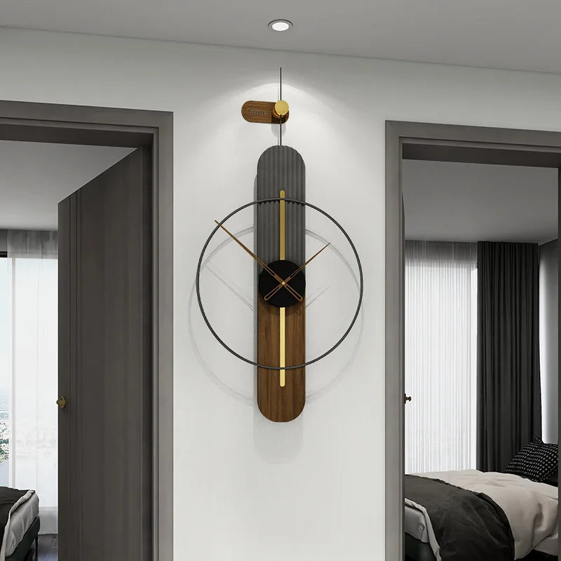 Minimalist Creative Wall Clock, Nordic Living Room.