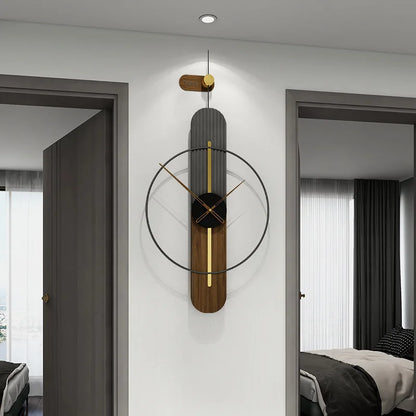 Minimalist Creative Wall Clock, Nordic Living Room.