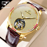 JSDUN Top luxury Original Men's Watches Tourbillon.