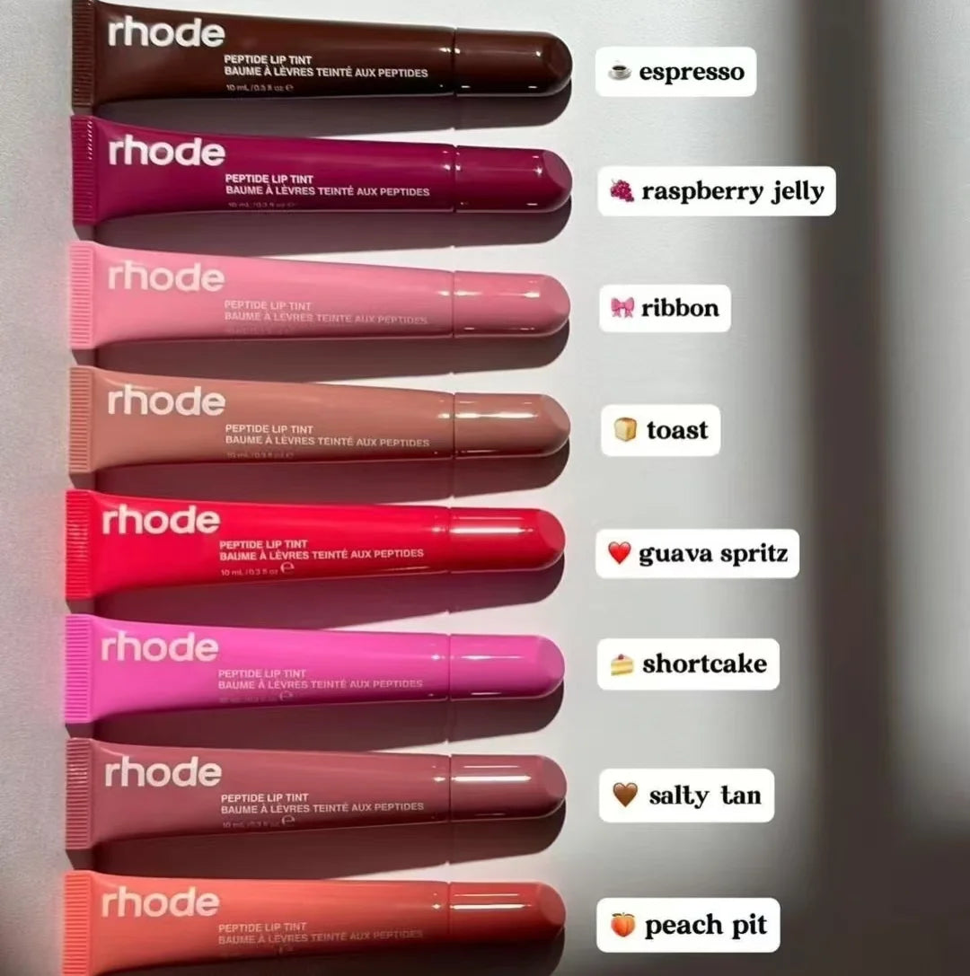 Brand 8 Colors Moisturizing Gloss Lip No Sticky Ribbon/peach Pit Color Sexy Lip Gloss Liquid Lipstick Original Last Lip Balm Hot