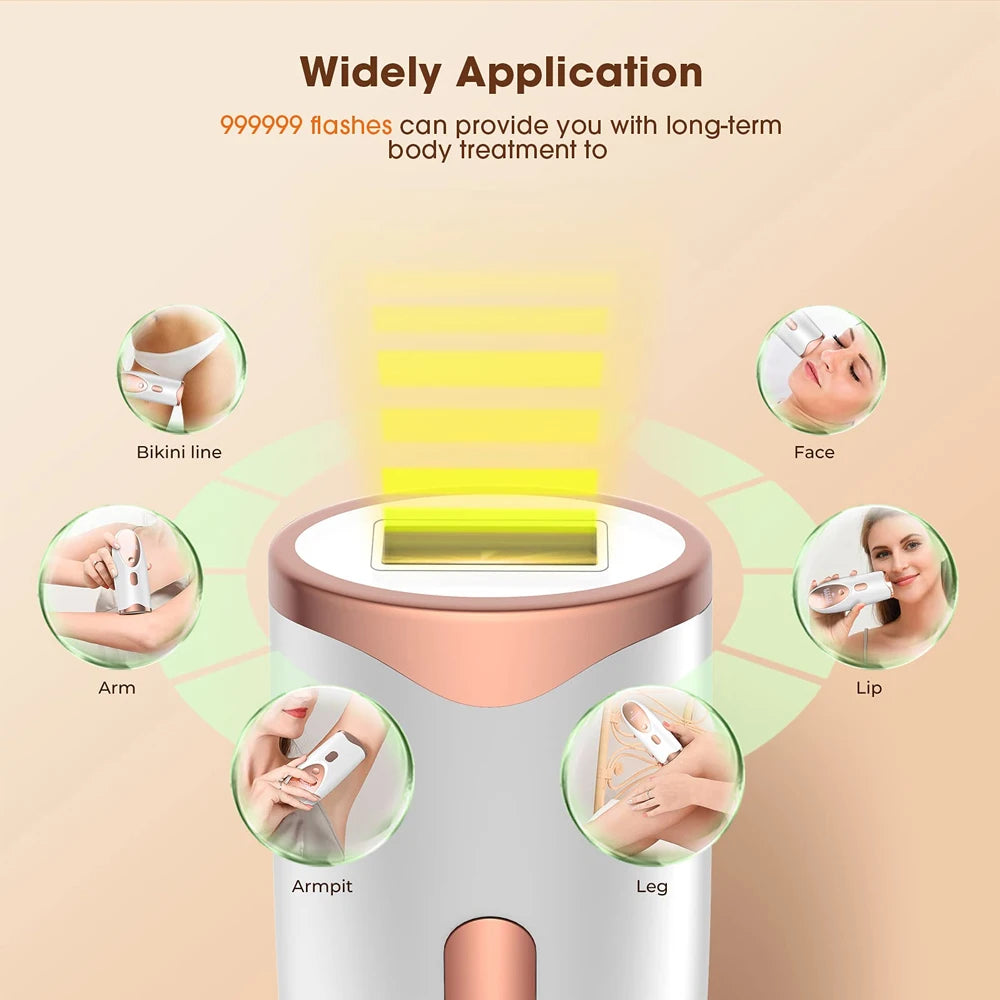 IPL Hair Removal Laser For Ladies Painless.