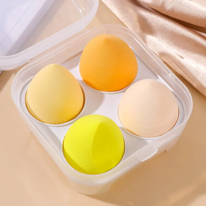 4pcs Makeup Sponge Blender Beauty Egg Cosmetic Puff Soft Foundation.