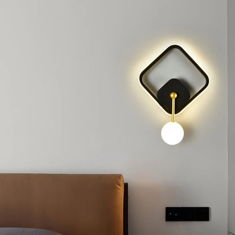 Minimalist LED Wall Lamp Living Room.