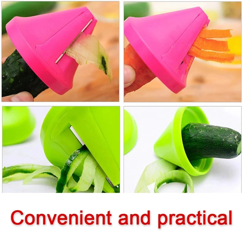 Kitchen Multifunctional Shredder Creative Spiral Shredder Rotating Shredder Vegetable Cutter Grater