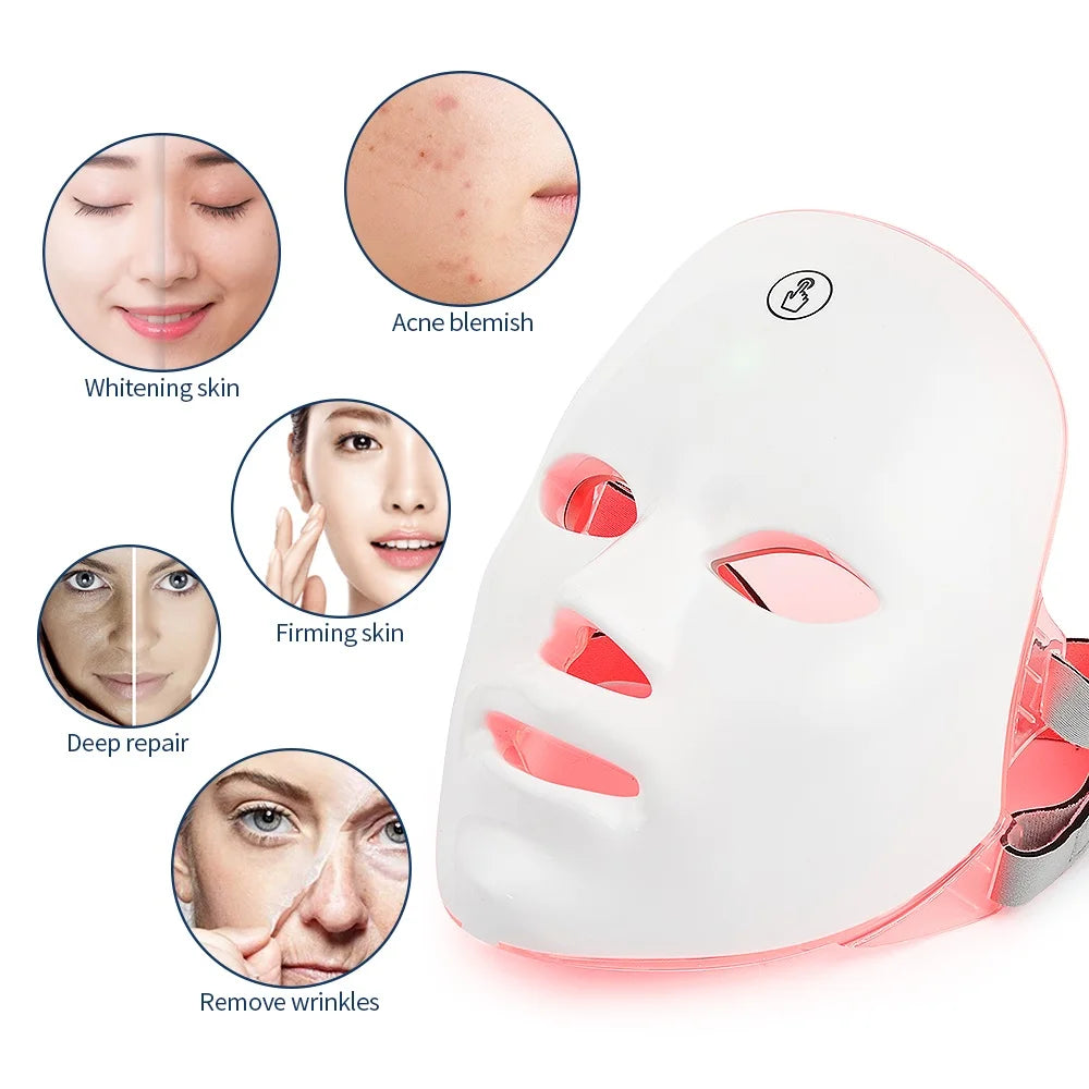 Revitalize Your Skin with the 7 Colors Photon Facial LED Mask