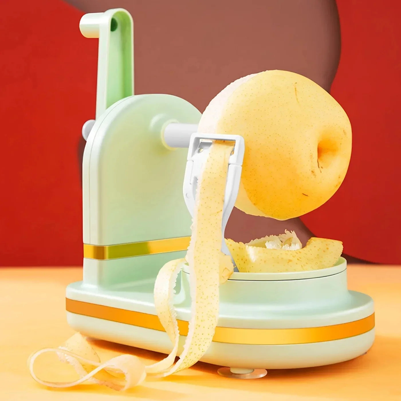 Household Hand-cranked Apple Peeler.