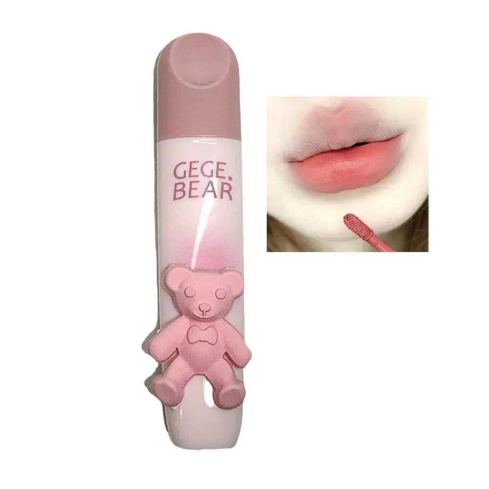 Little Bear Matte Lipstick Double Head Lip Coat.