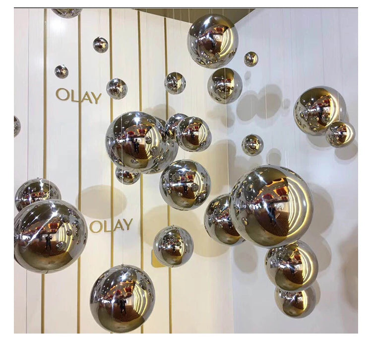 304 Stainless Steel Hollow Sphere Decorative.