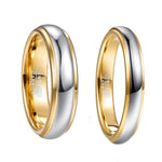 Polished Gold Color Plating Tungsten Steel.