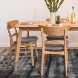 Stylish, comfortable, durable Nordic dining chairs.