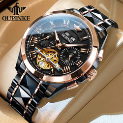 OUPINKE 3236 Top Brand Original Mechanical Watch For Men 50M Waterproof Luxury Men's Watches Automatic Man Dress Wristwatch