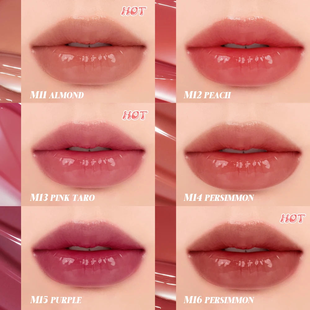 BANXEER Lip Gloss Lip Glaze Moisturizing Lightweight Non-sticky.