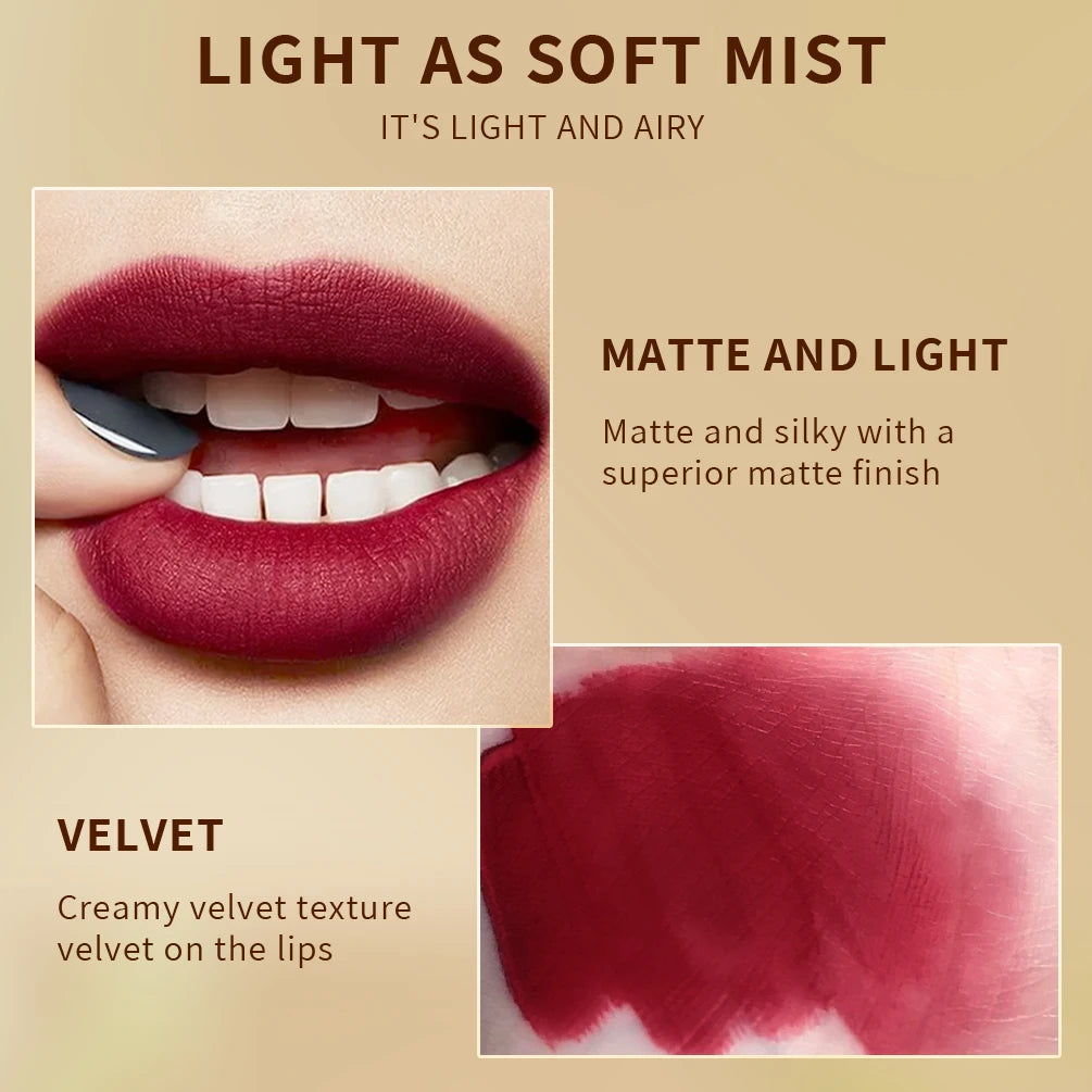 10 Colors 2 in 1 Matte Lipstick Lip.