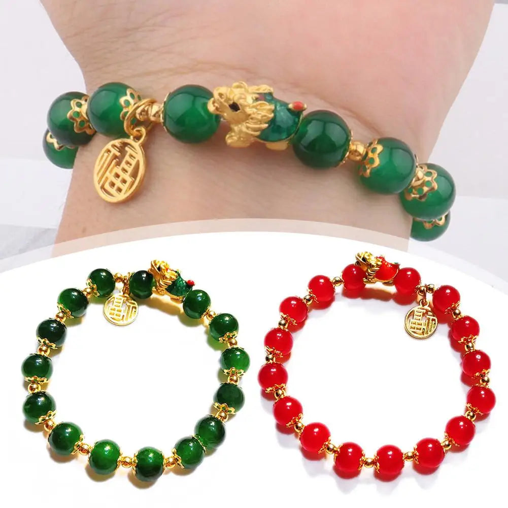 Chinese Style Dragon Bracelet Women Men 2024