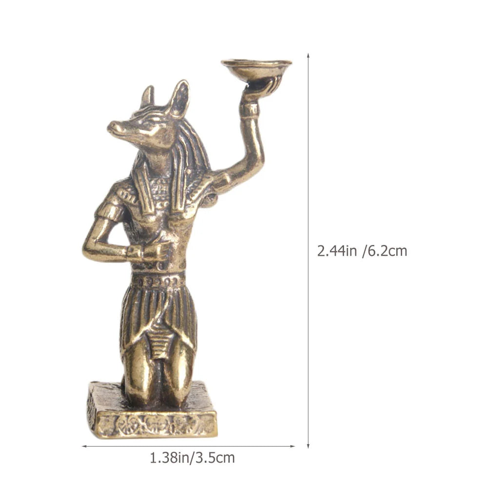 Egyptian Statue Anubis Decoration Craft Figurine