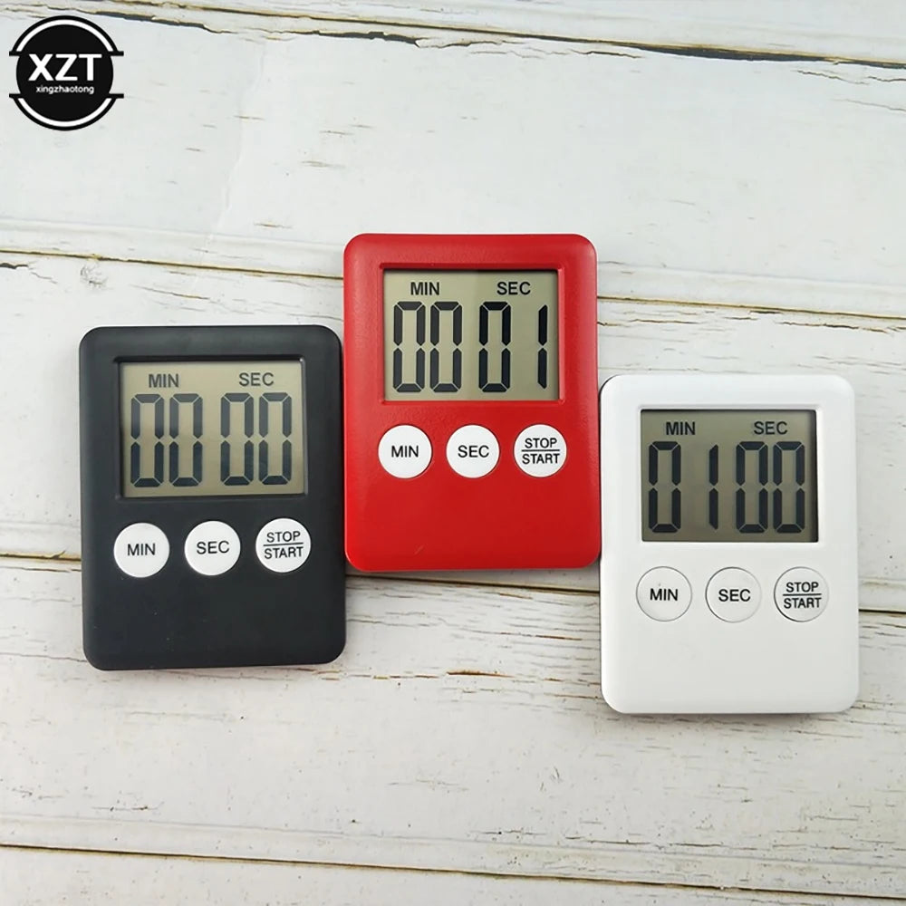 Magnetic Kitchen Timer Digital Cooking Baking LCD.