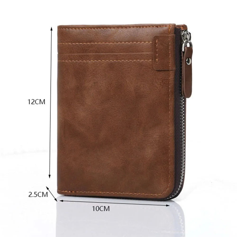 Leather Men Wallet Print Men Wallet.