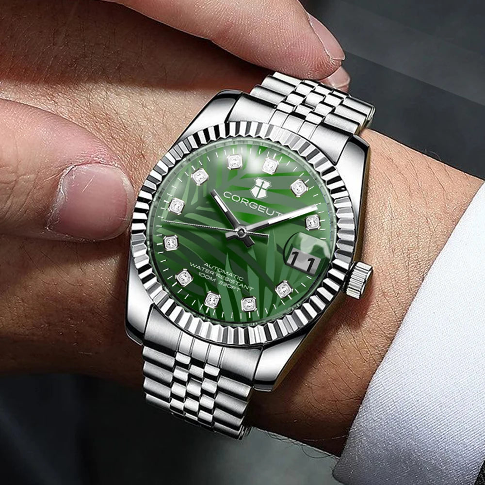 Diamond Jungle Luxury Business Men's Watch.