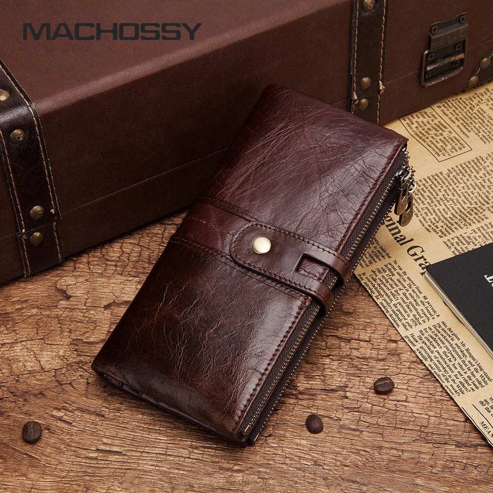 Women Wallets Genuine Leather Ladies Long Clutch Wallet Leather Card Holder Classic Female Purse Brand Wallet For Women