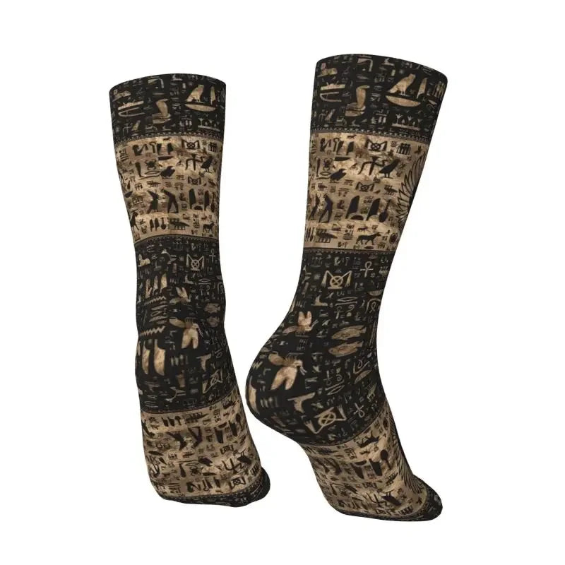 Egyptian Cat Men's Crew Socks Unisex Fashion.