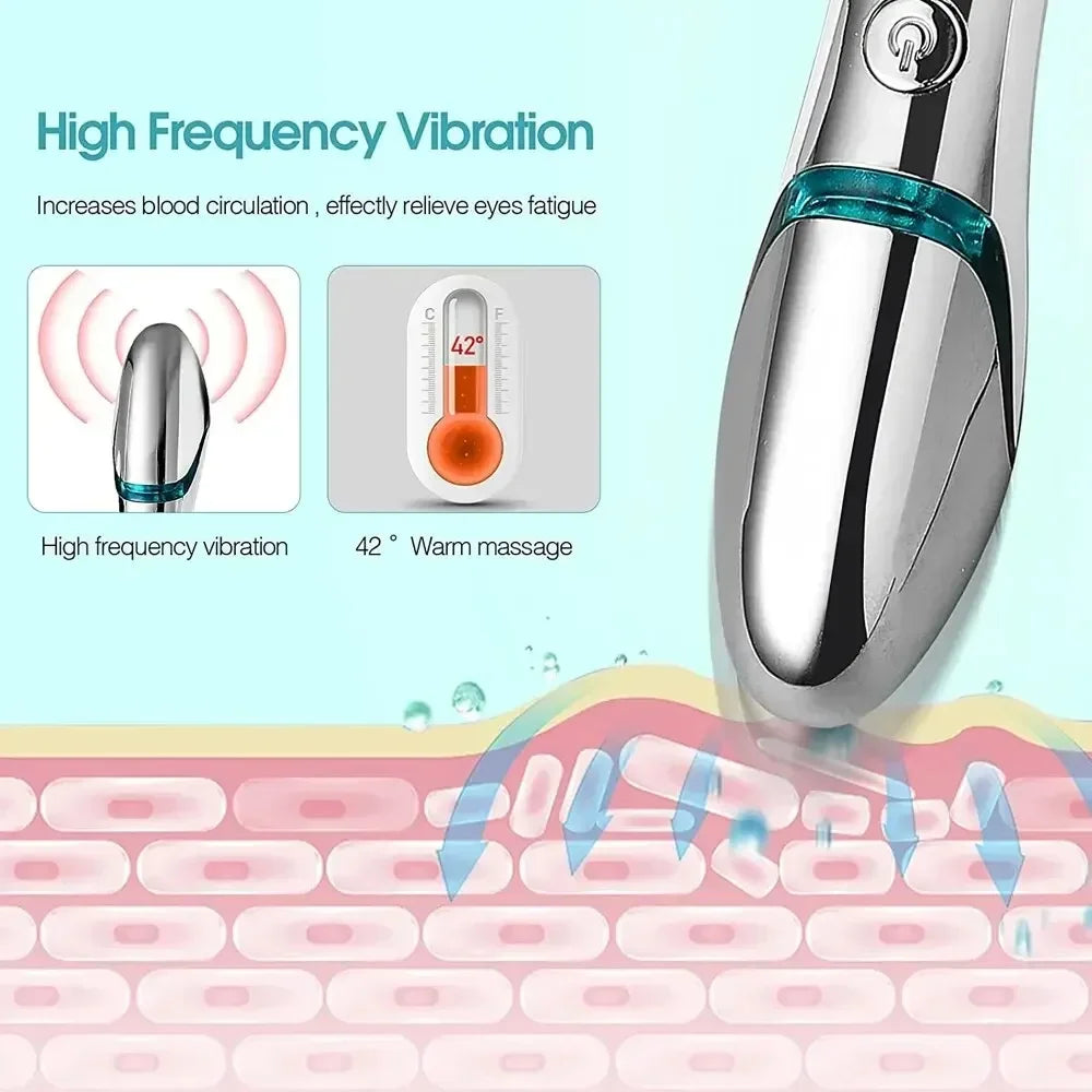 RF Eyes Massager Electric Eye Care Device Fatigue.