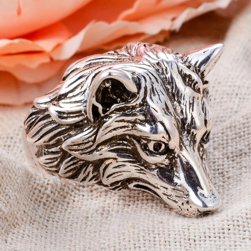 New Arrival Personality Wolf Head Design