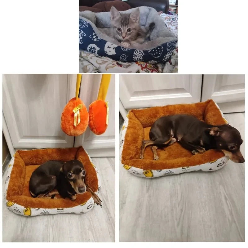 Large Pet Bed Warm Dog House Comfortable Plush cat Kennel Durable non-slip Pet Nest Soft Kennel For Small Medium Large Dog cat