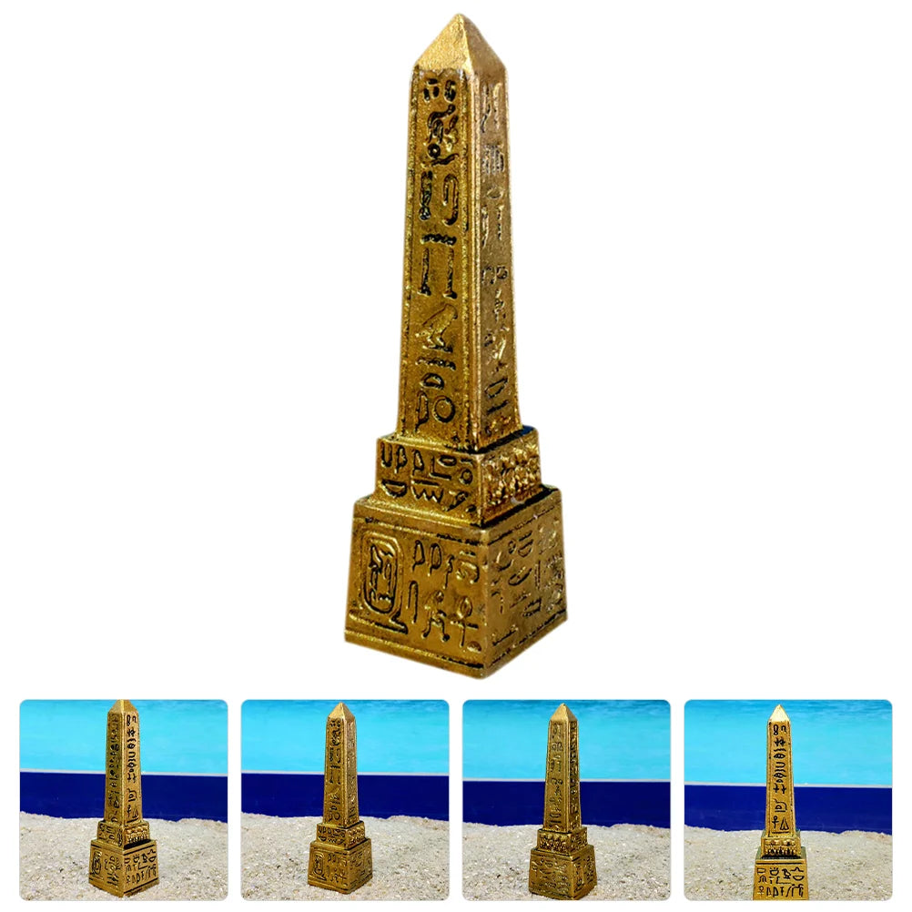 Egyptian Obelisk Psychological Sandbox Tower Figurine